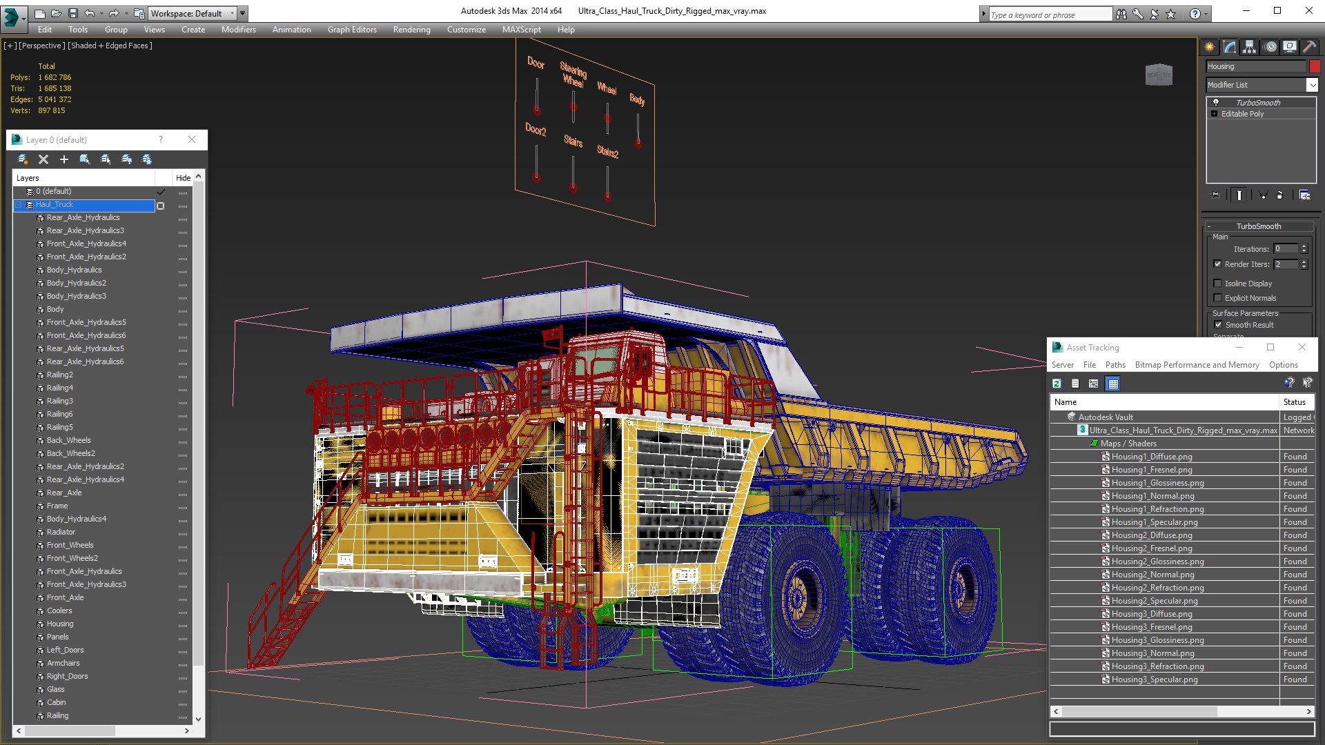 3D Ultra Class Haul Truck Dirty Rigged https://p.turbosquid.com/ts-thumb/h6/ltOdNI/51/ultraclasshaultruckdirtyriggedc4dmodel028/jpg/1647279690/1920x1080/fit_q87/ba2f3e4f8a2f22056300e79eaa10ecd0981b571a/ultraclasshaultruckdirtyriggedc4dmodel028.jpg