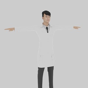 Scientist 3D model