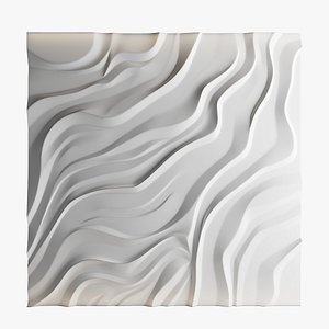 3D model wave wall 4
