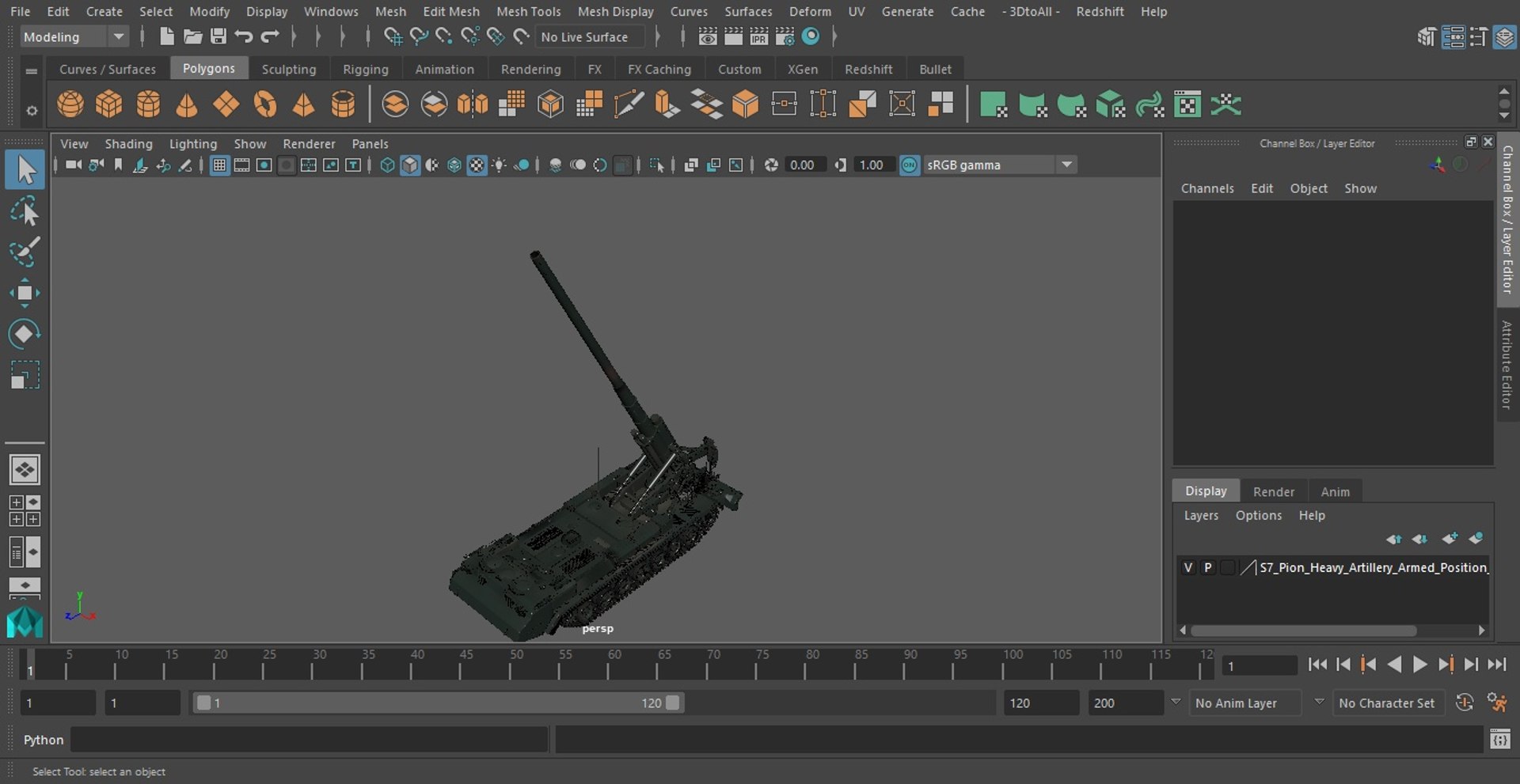 3D 2S7 Pion Heavy Artillery Armed Position Clean https://p.turbosquid.com/ts-thumb/h6/t7AGfc/JI/2s7pionheavyartilleryarmedpositionclean3dsmodel038/jpg/1657712925/1920x1080/fit_q87/6475bb9b1a4e2edf5c0161b2482015a8ae7695cf/2s7pionheavyartilleryarmedpositionclean3dsmodel038.jpg
