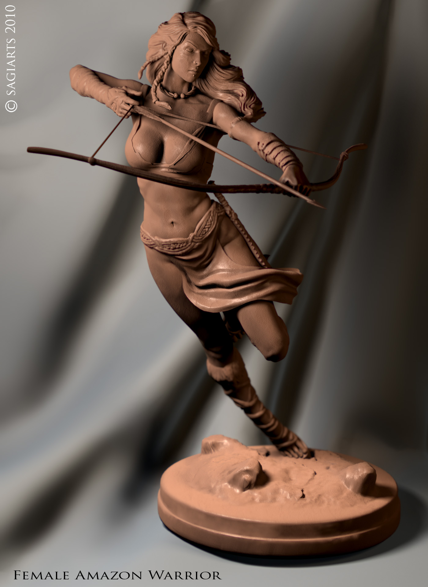 3d Max Warrior Female