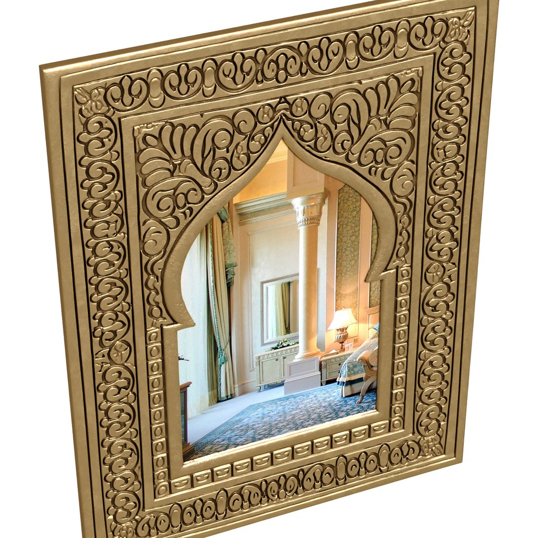 3D Eastern wall mirror in a carved gilded frame with a Moorish arch 3D model model https://p.turbosquid.com/ts-thumb/h7/0EOXMb/Aq/3ddd3/jpg/1790070764/1920x1080/fit_q87/e68bc2e0349b2647373042973fa70715db184c3b/3ddd3.jpg
