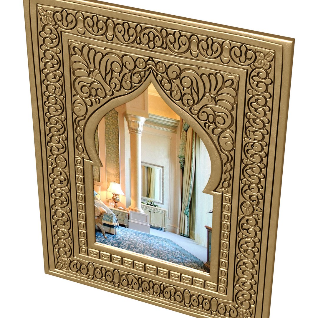 3D Eastern wall mirror in a carved gilded frame with a Moorish arch 3D model model https://p.turbosquid.com/ts-thumb/h7/0EOXMb/J3/dfsd4/jpg/1790070775/1920x1080/fit_q87/1b864ddf3785f7fe643ca0c6070d1c40574513e5/dfsd4.jpg