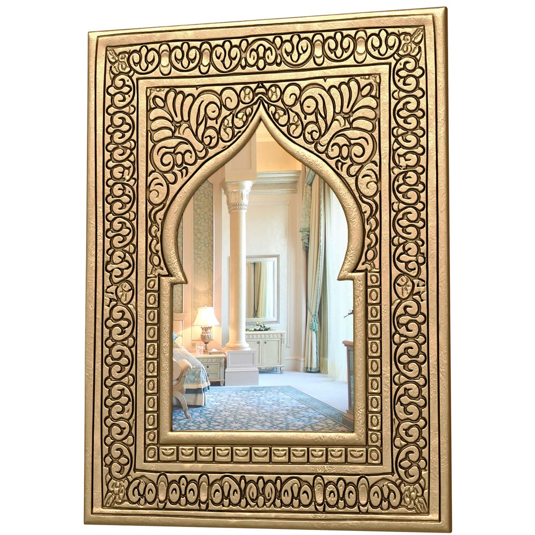 3D Eastern wall mirror in a carved gilded frame with a Moorish arch 3D model model https://p.turbosquid.com/ts-thumb/h7/0EOXMb/Mk/dfsd5/jpg/1790070772/1920x1080/fit_q87/cb243aaf7a4ebe7fa05c84eb65d9a9f7de74ad78/dfsd5.jpg