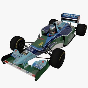 3d model michael benetton b194