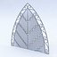 leaf wall panel model