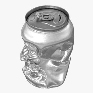 Animated Broken Can 3D model