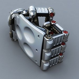 3d model robot hand