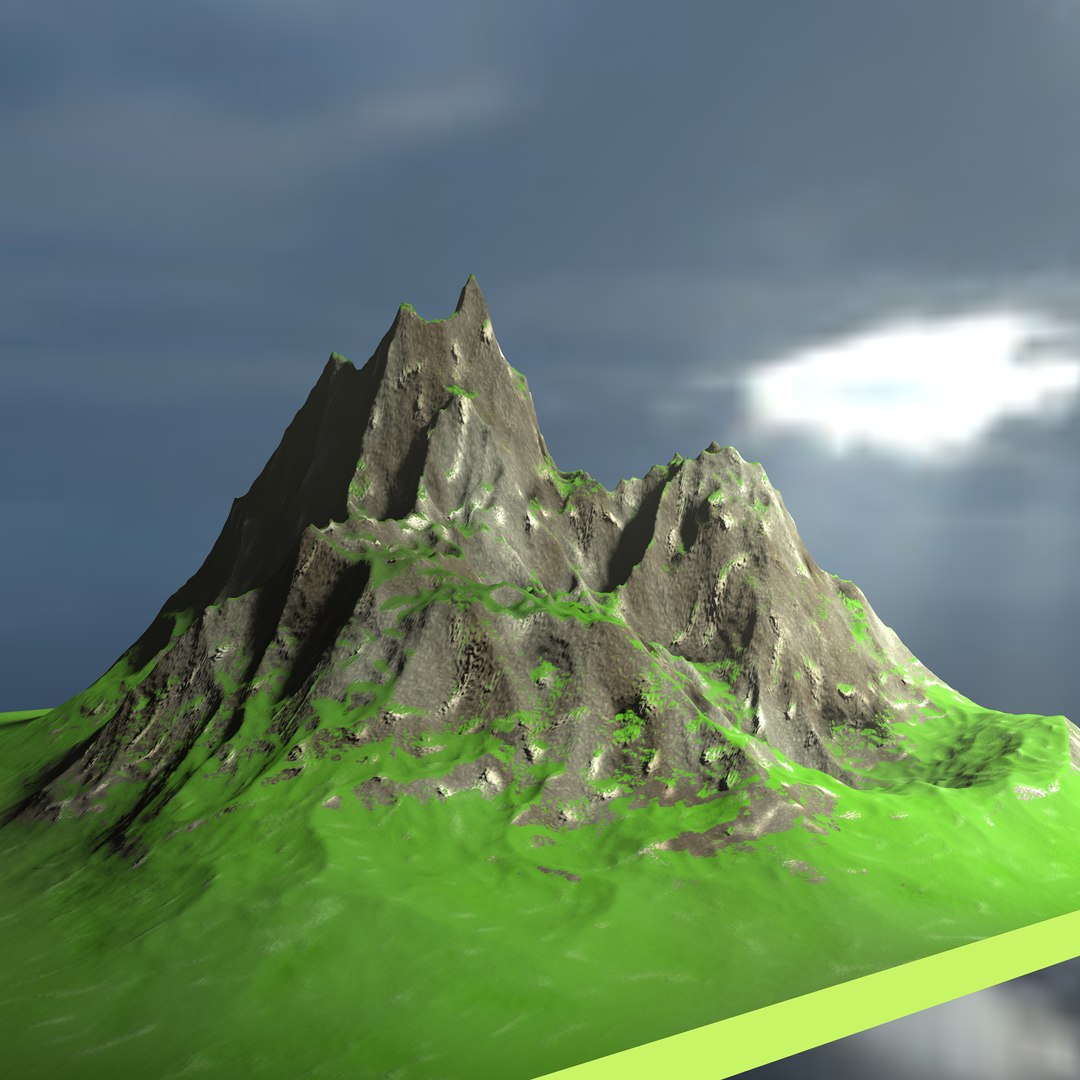 Free 3D Mountain Mount Model - TurboSquid 1304368