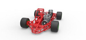 Concept jet race car Scale 1 to 25