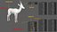 Gazelle Xgen Rigged