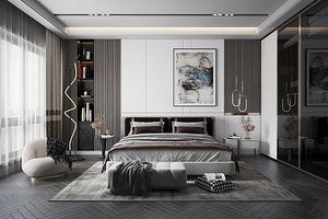 3D model Bedroom 17