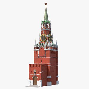PAPER MODEL KIT MOSCOW KREMLIN CORNER ARSENAL & NIKOLSKAYA TOWERS 1/250 OREL 54 