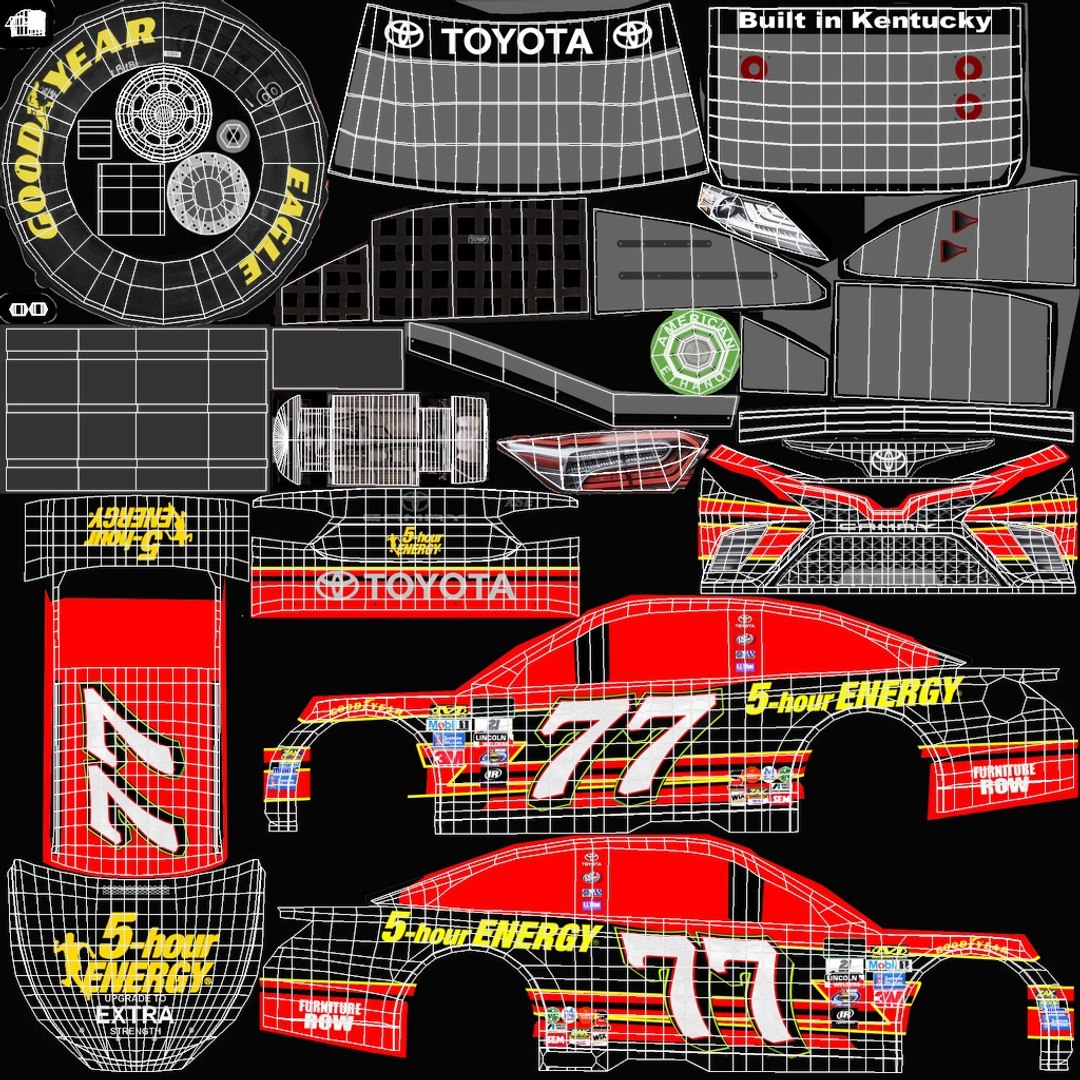 3D Furniture Row Racing Nascar Model - TurboSquid 1252013