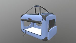 Folding Portable Soft Pet Carrier 3D model