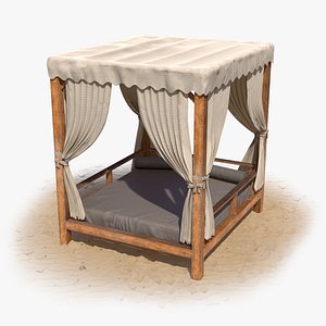 Sun Lounger With Umbrella