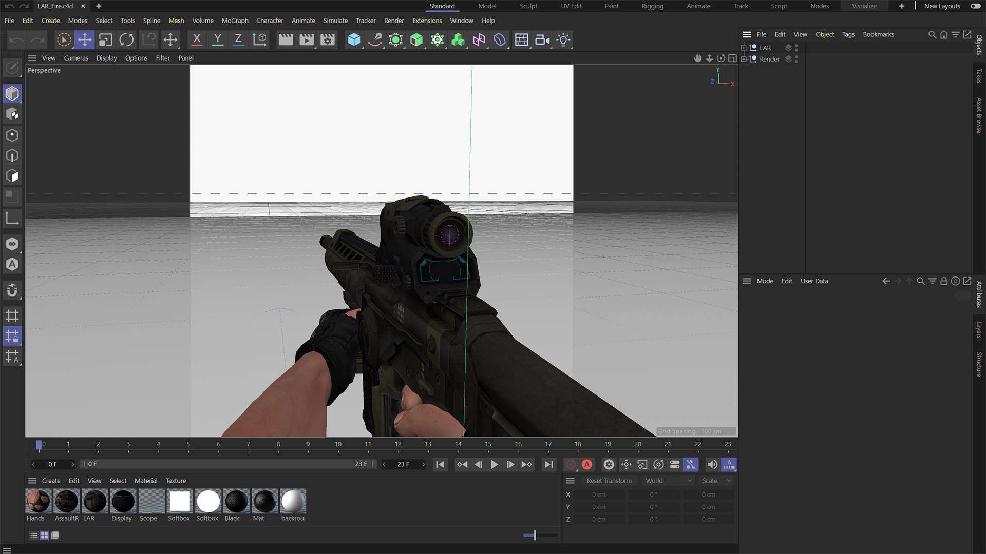LAR Gun Model - TurboSquid 2350574