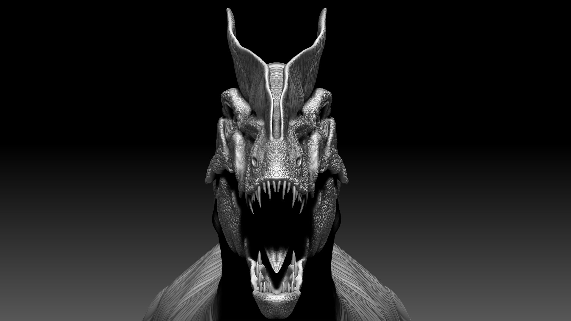 Hybrid Dilophosaurus Sculpt Project Model - TurboSquid 2262835