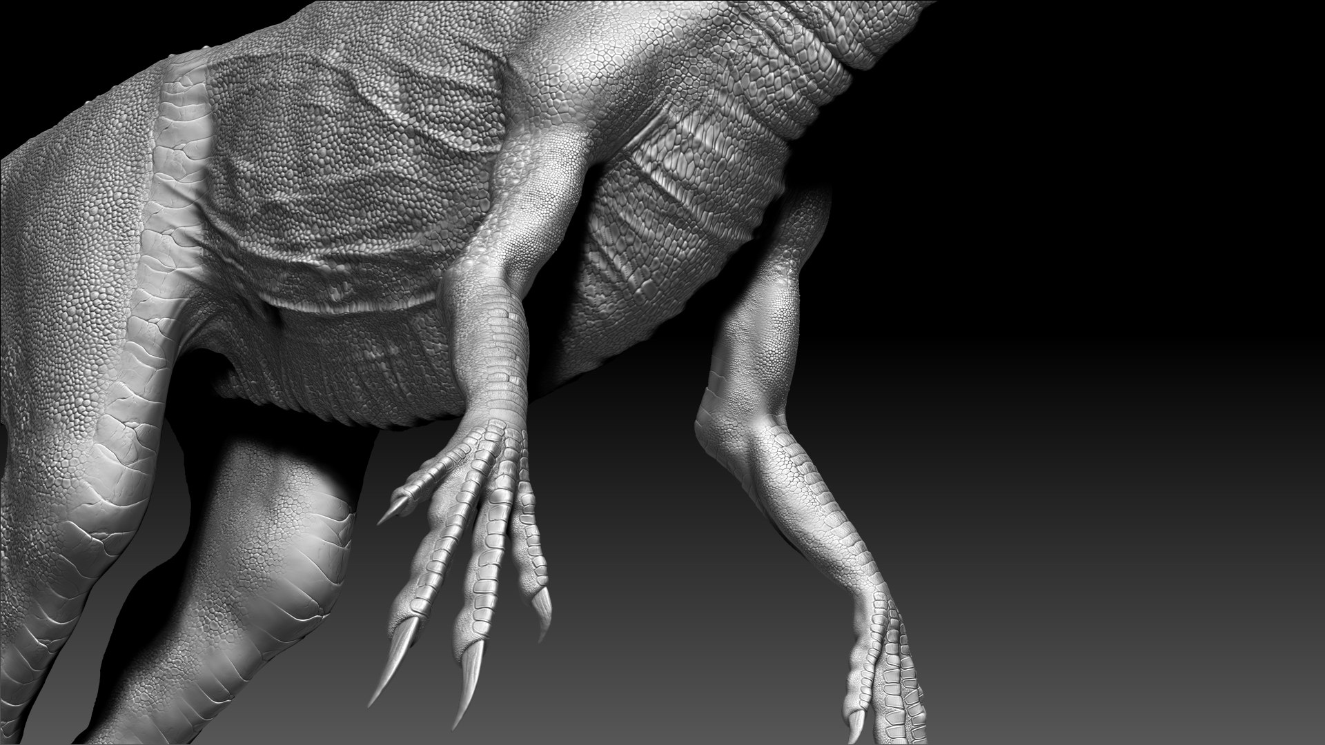 Hybrid Dilophosaurus Sculpt Project Model - TurboSquid 2262835