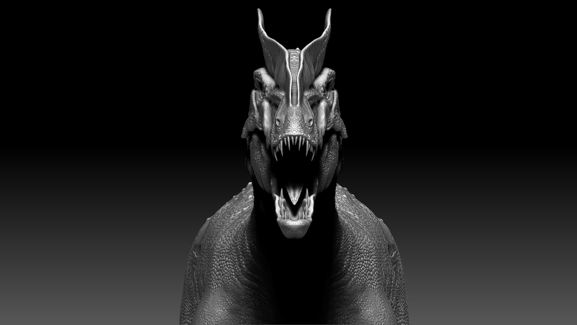 Hybrid Dilophosaurus Sculpt Project Model - TurboSquid 2262835