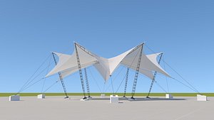 Tensile Fabric Steel Structure -3