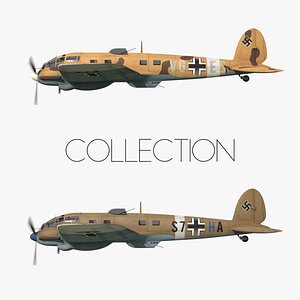 heinkel 111 transport north 3D model