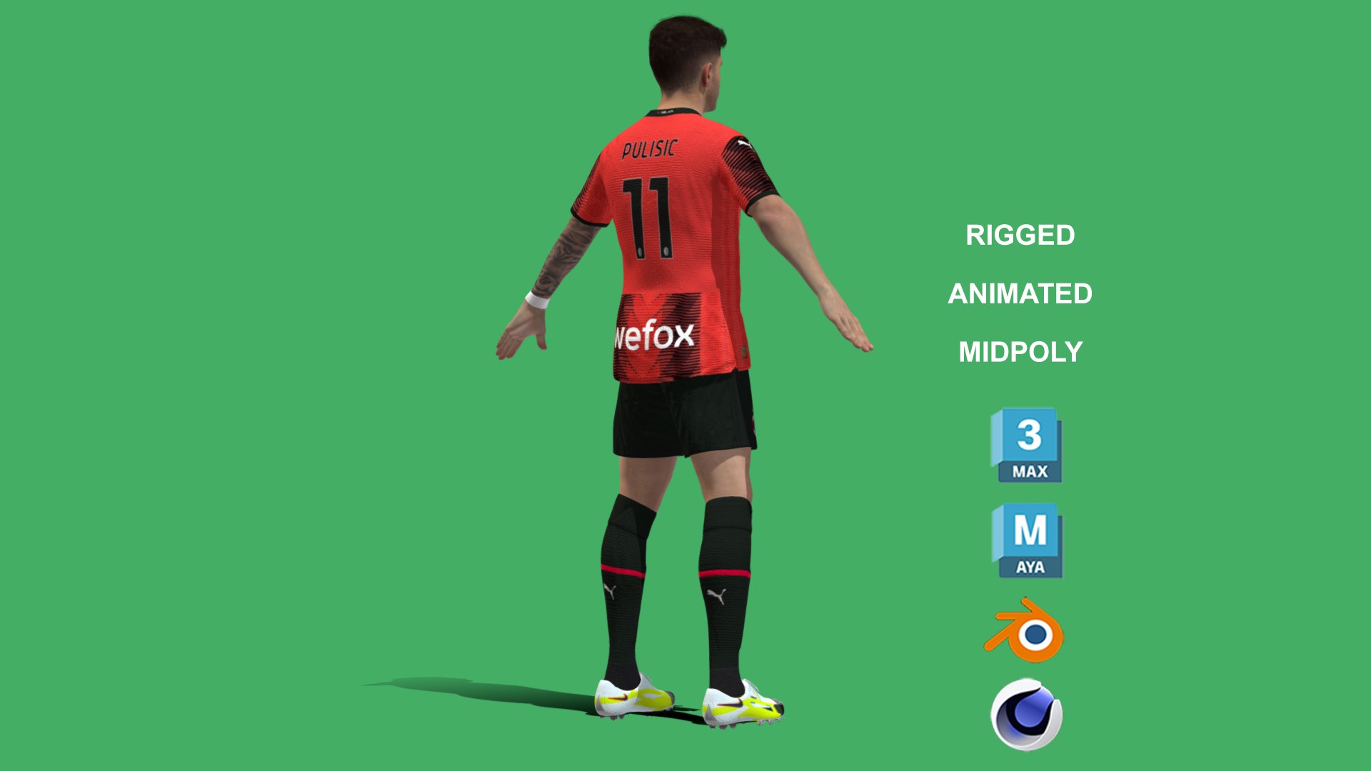 3D 3D Rigged Christian Pulisic AC Milan 2024 model https://p.turbosquid.com/ts-thumb/h7/aIbrkg/7Z/pusilic_4/jpg/1717471014/1920x1080/fit_q87/1703a5c0346744f47492c53400b8b6b09de18d68/pusilic_4.jpg