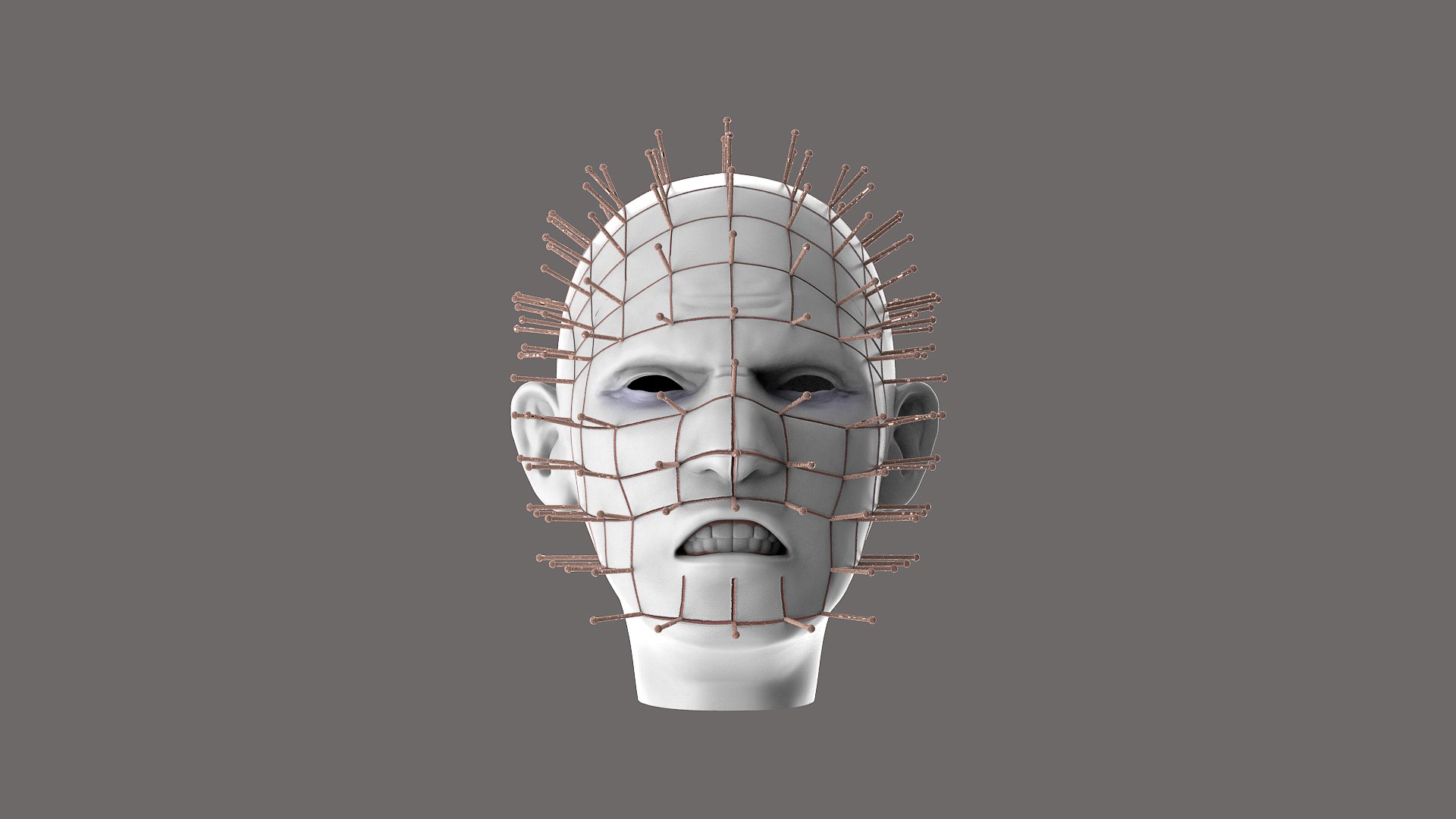 masser Præferencebehandling blok 3D Pinhead Hellraiser Mask - TurboSquid 1846528