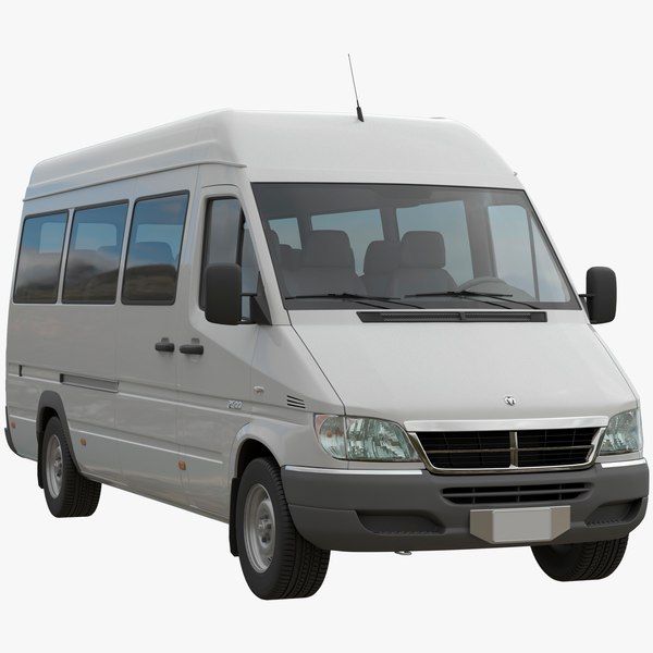 3D Dodge Sprinter minibus - TurboSquid 1895324