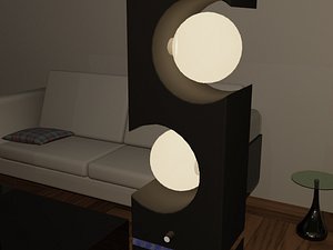 3d model lamp