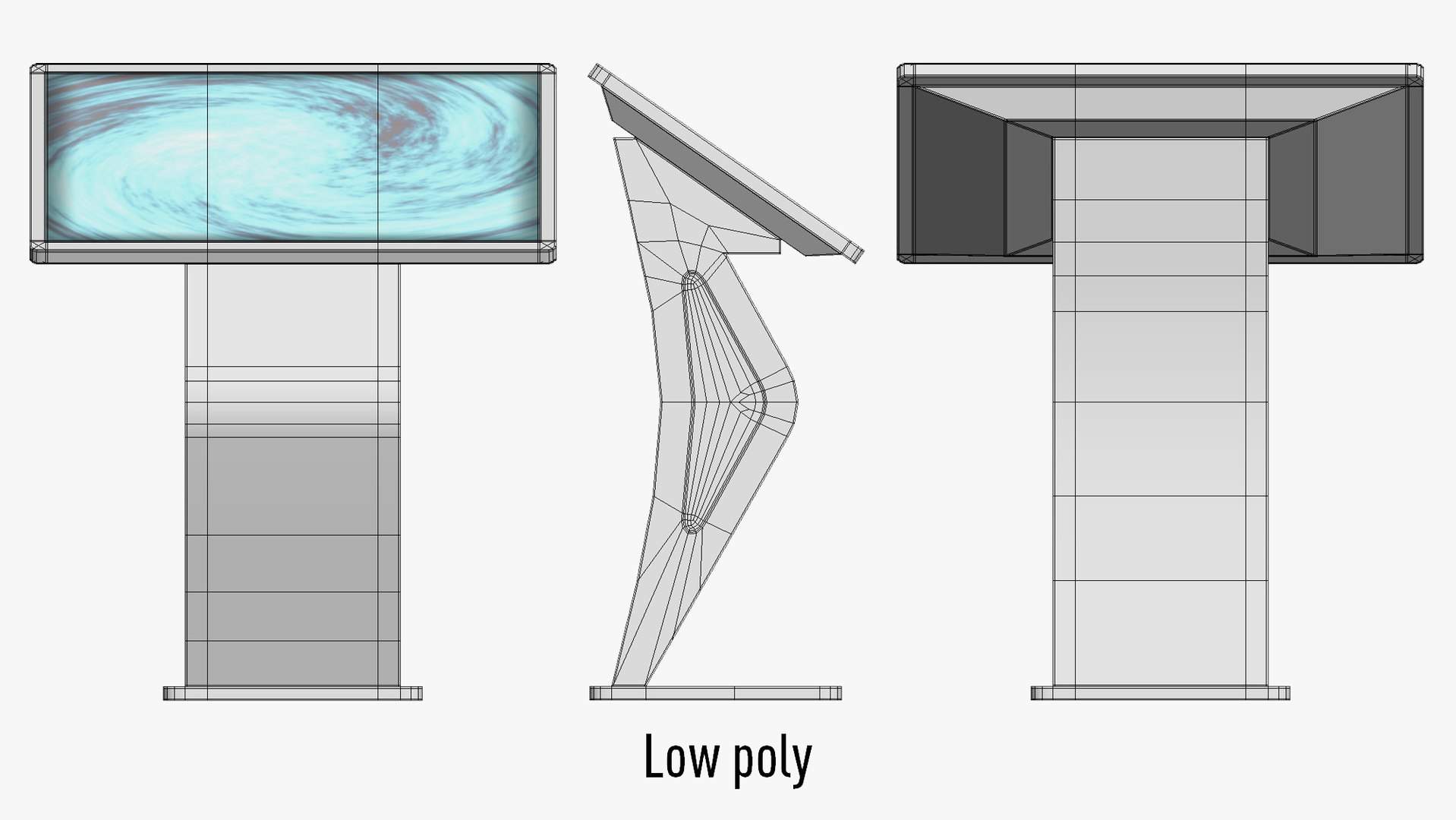 - Touch Screen Lcd Model - TurboSquid 1592459
