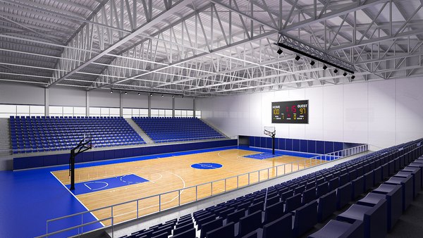 Basketball Arena 02 model - TurboSquid 1716223