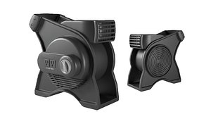 3D Pivoting Blower Fan model