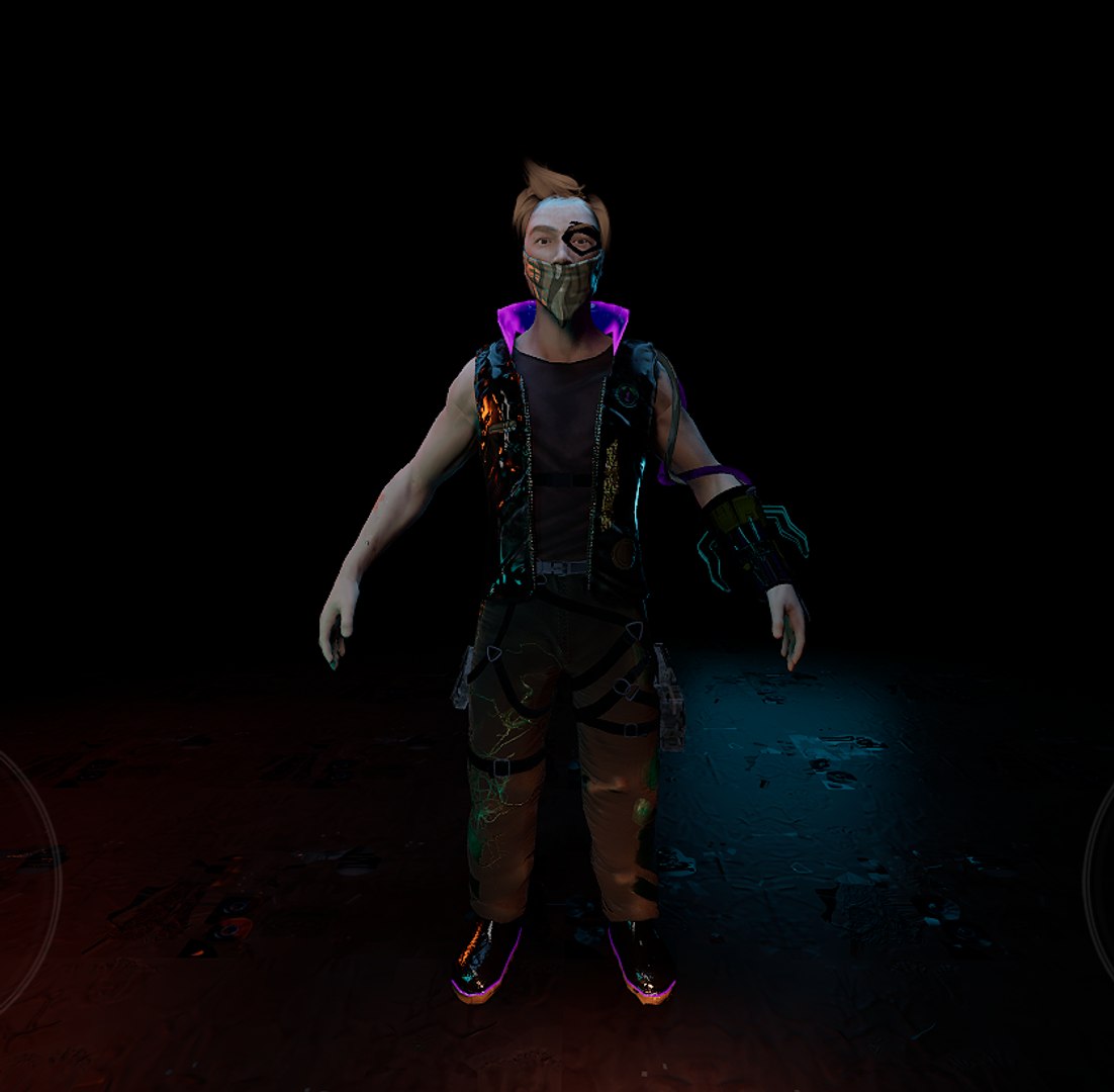 CyberPunk Characters 3D Model - TurboSquid 2334174