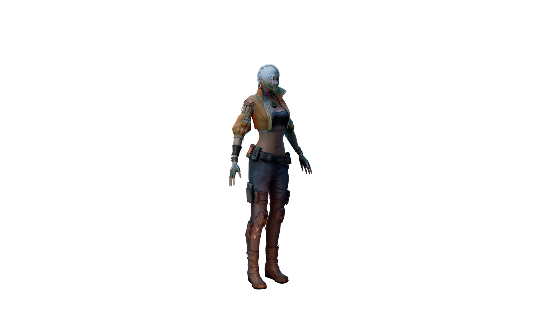 CyberPunk Characters 3D Model - TurboSquid 2334174
