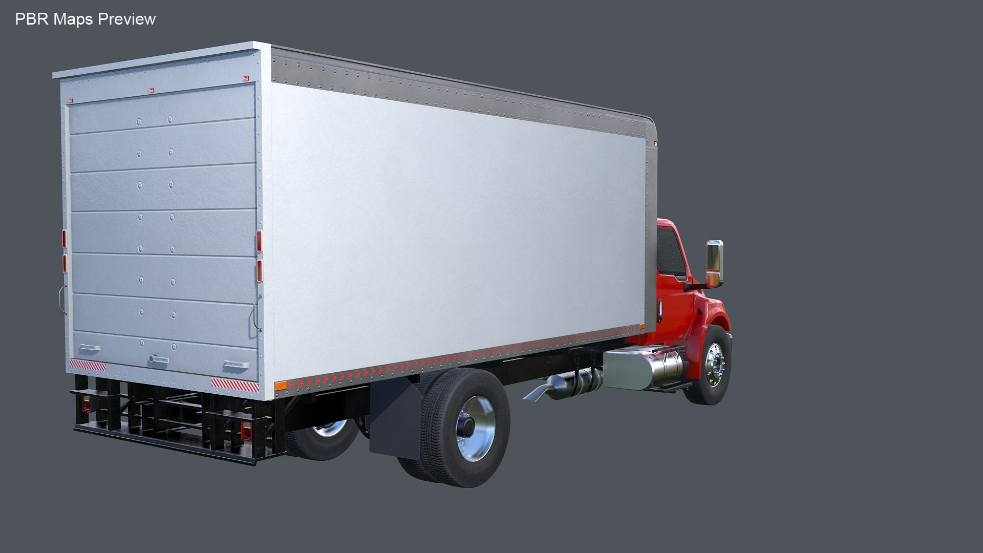 International MV Box Truck 3D - TurboSquid 2039642