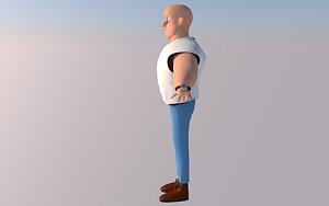 man cartoon 3D