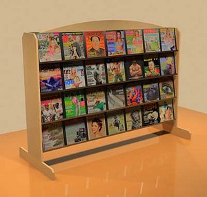 magazine rack shelf 3ds