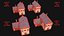 Medieval Pack of Town Houses
