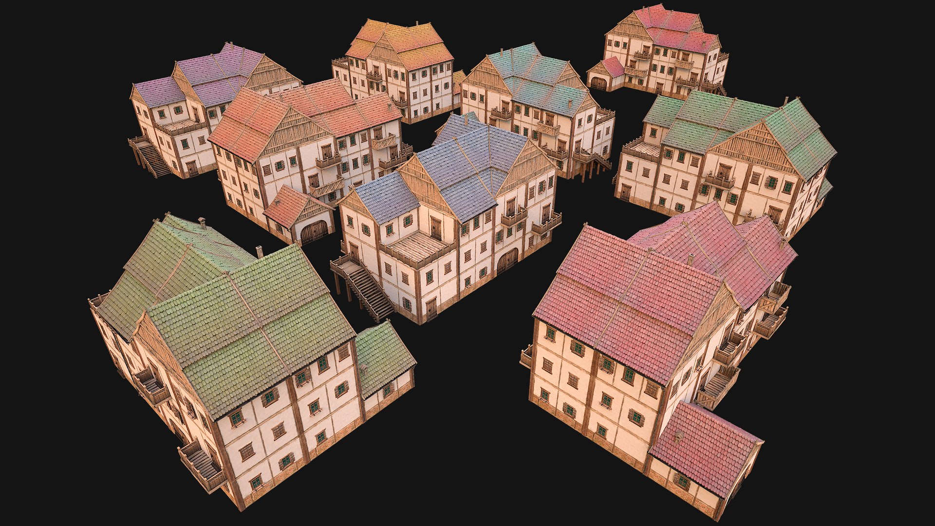 Medieval Pack of Town Houses model https://p.turbosquid.com/ts-thumb/h7/uxDMlB/8H/b1gridhosue11img3/png/1708364412/1920x1080/fit_q87/6f60e83bade630095b3f95f910f70dcad7e91066/b1gridhosue11img3.jpg