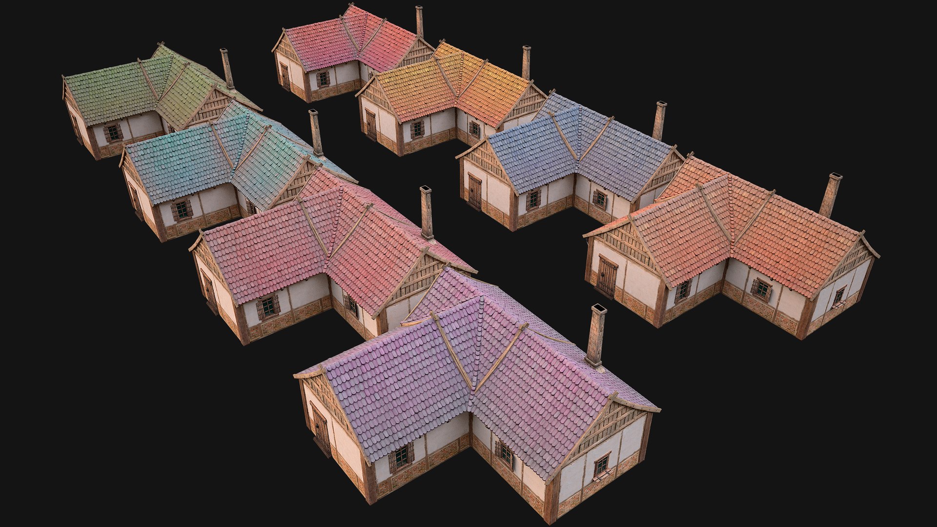 Medieval Pack of Town Houses model https://p.turbosquid.com/ts-thumb/h7/uxDMlB/Py/bgridhosue1img3/png/1708364662/1920x1080/fit_q87/64f4892dc89101c7058f6952d3f5ef6229500b77/bgridhosue1img3.jpg