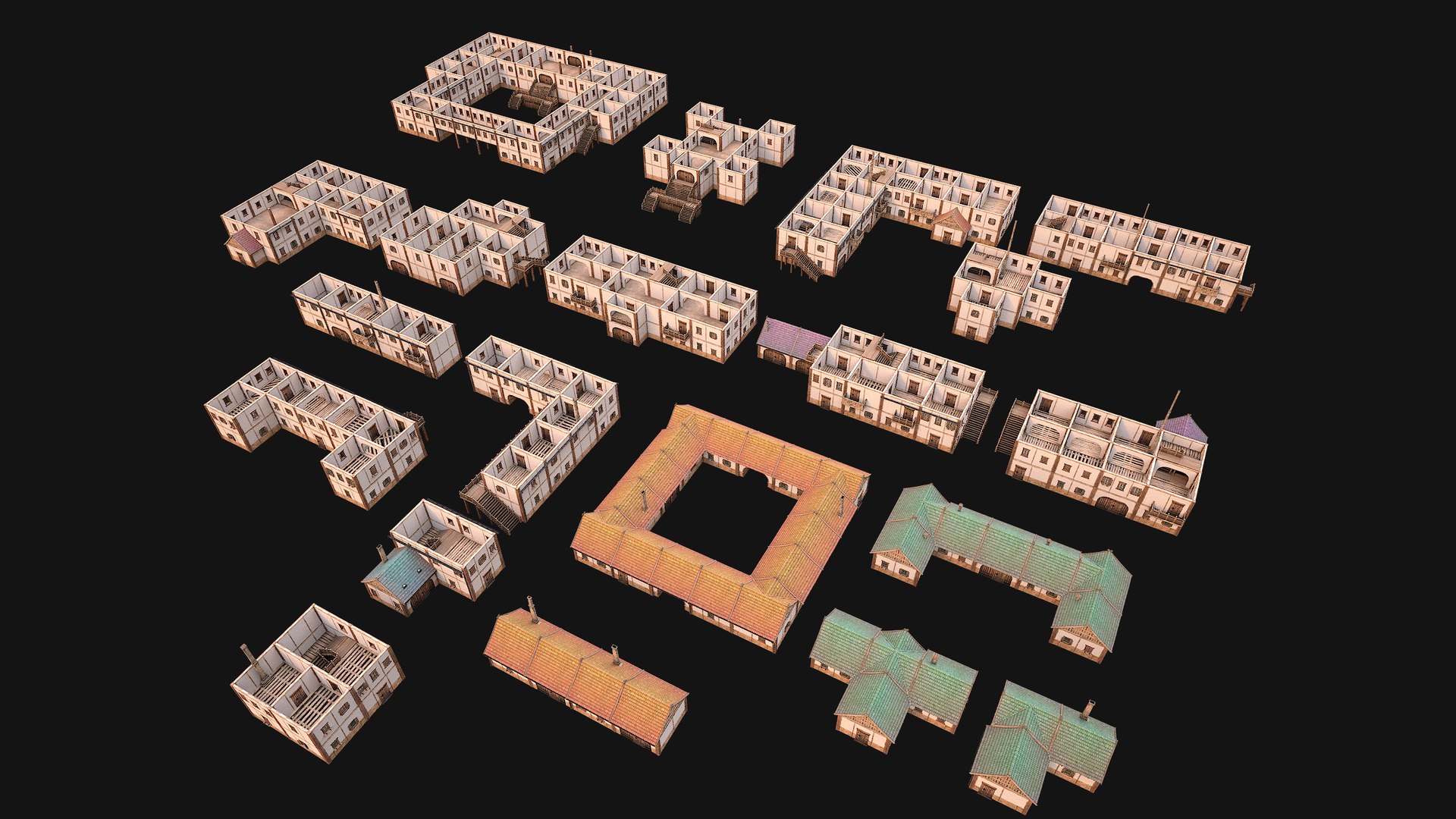 Medieval Pack of Town Houses model https://p.turbosquid.com/ts-thumb/h7/uxDMlB/UN/allpack17/png/1708364386/1920x1080/fit_q87/c9e3b881a907fadb2559565a360a353134fb1e69/allpack17.jpg