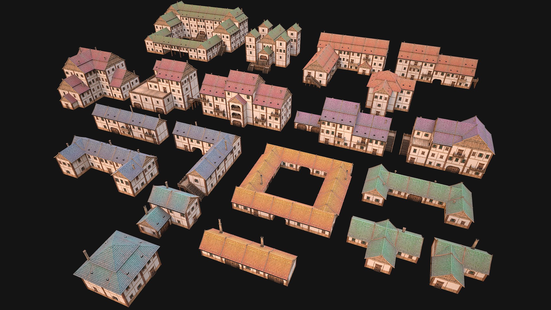 Medieval Pack of Town Houses model https://p.turbosquid.com/ts-thumb/h7/uxDMlB/sm/allpack1/png/1708364327/1920x1080/fit_q87/f8fa2e1afb9bb6c21923ba516de8aa04b0c20941/allpack1.jpg