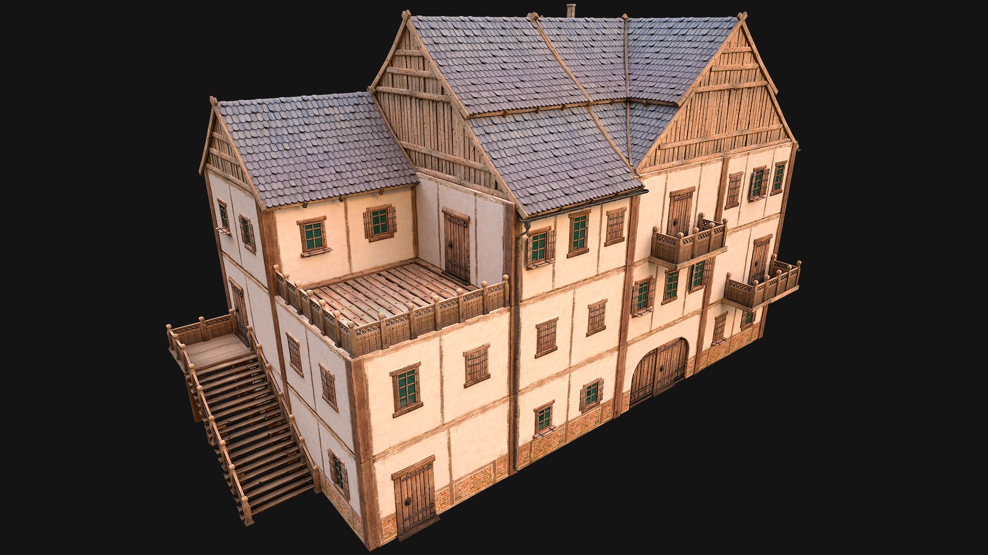 Medieval Pack of Town Houses model https://p.turbosquid.com/ts-thumb/h7/uxDMlB/we/b1gridhosue11img2/png/1708364407/1920x1080/fit_q87/e112f56217d621256c195019b835ebeb911e2c0b/b1gridhosue11img2.jpg
