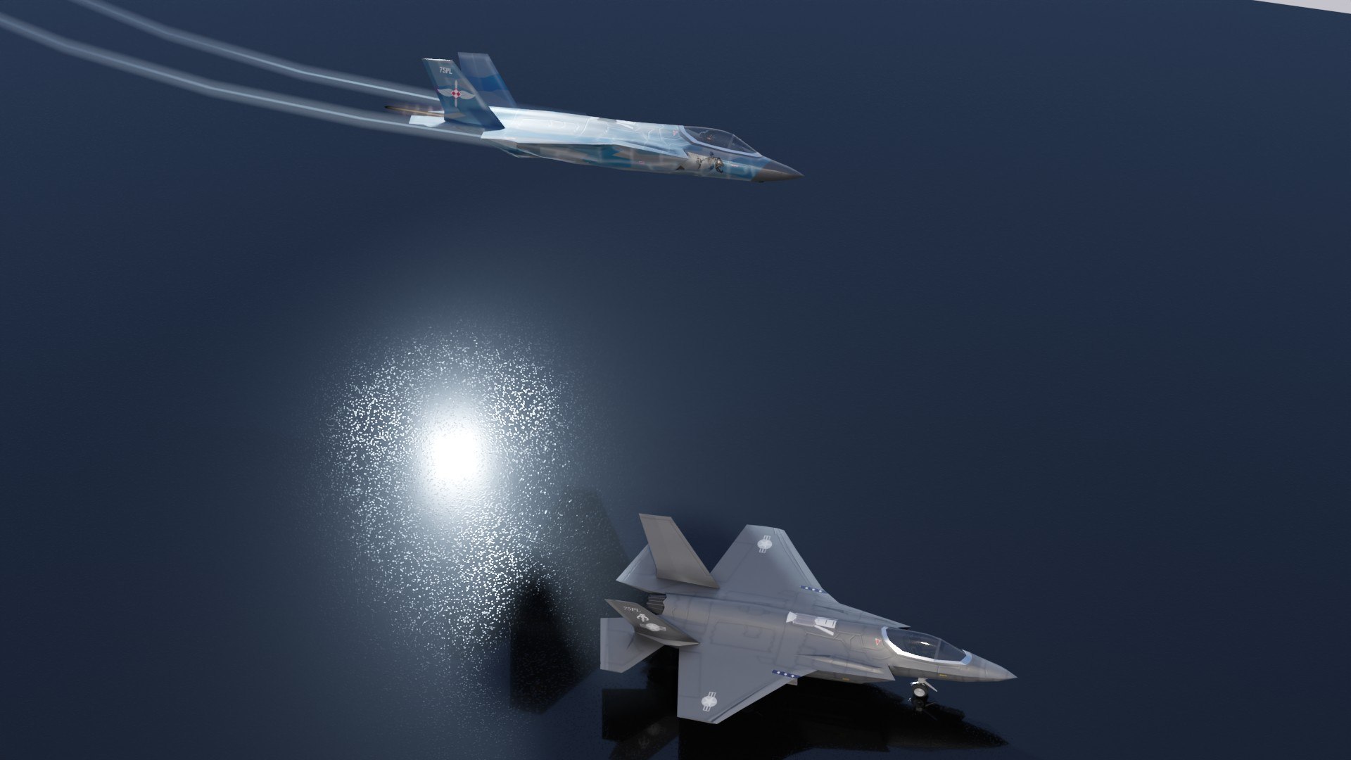 Lockheed Martin F-35 Lightning II model https://p.turbosquid.com/ts-thumb/h7/xJoyPD/8H/preview18/jpg/1681204651/1920x1080/fit_q87/cc34d7c6996f3e5f4390a99909ec235260beab01/preview18.jpg