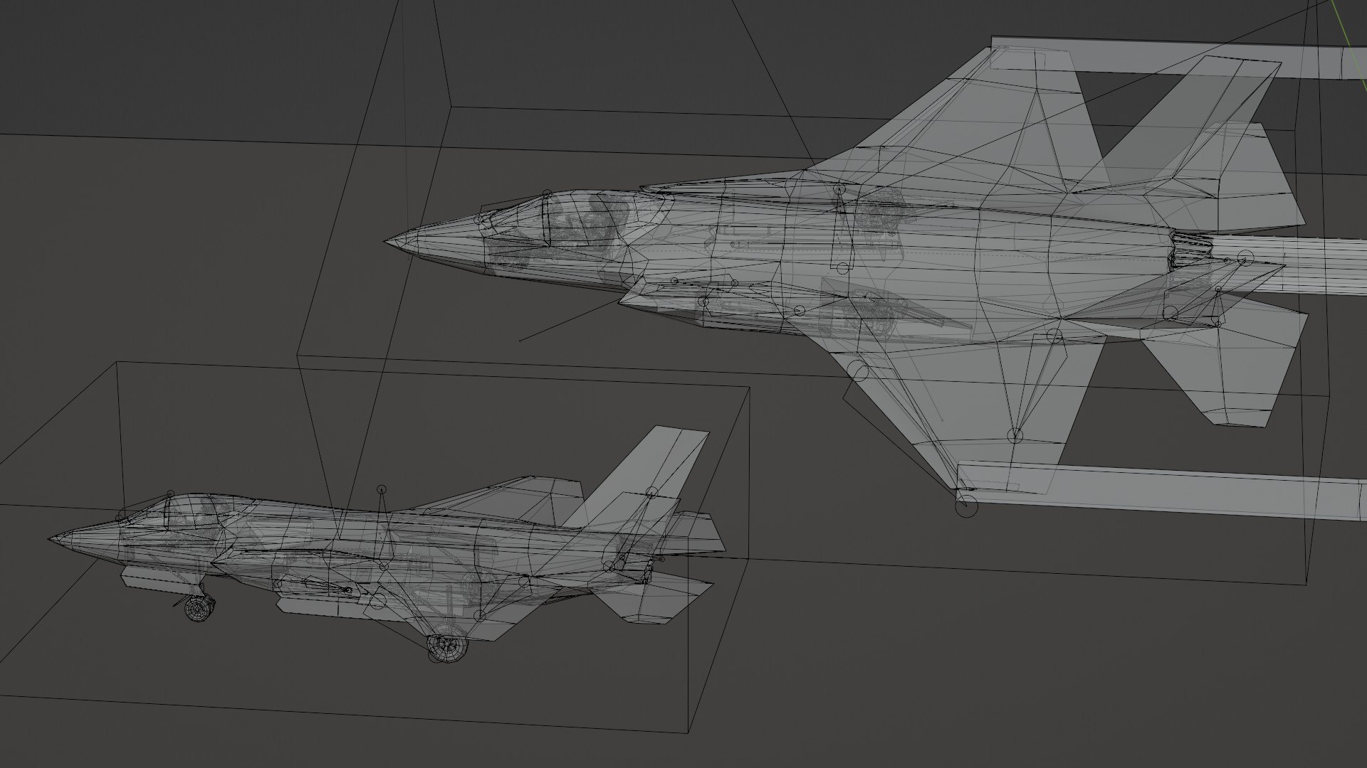 Lockheed Martin F-35 Lightning II model https://p.turbosquid.com/ts-thumb/h7/xJoyPD/SM/preview16/jpg/1681204650/1920x1080/fit_q87/93158fa2e579858666a147fb7bfd42faabfa21f9/preview16.jpg