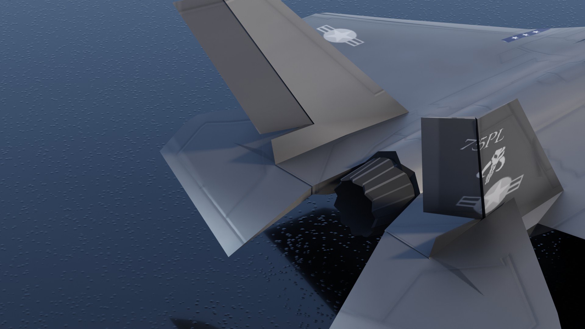 Lockheed Martin F-35 Lightning II model https://p.turbosquid.com/ts-thumb/h7/xJoyPD/gn/preview22/jpg/1681204653/1920x1080/fit_q87/e795a941dc91db4c02671b7b5311ce3abee396f0/preview22.jpg