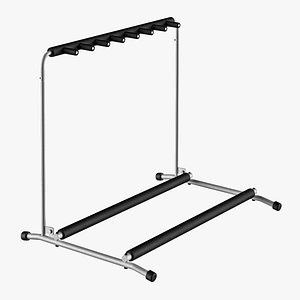 Multi Guitar Stand 3D model