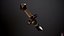 3D knife weapon