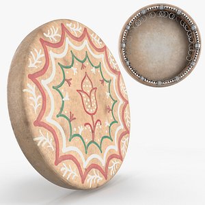 3D model Central Asian Tambourine Doira